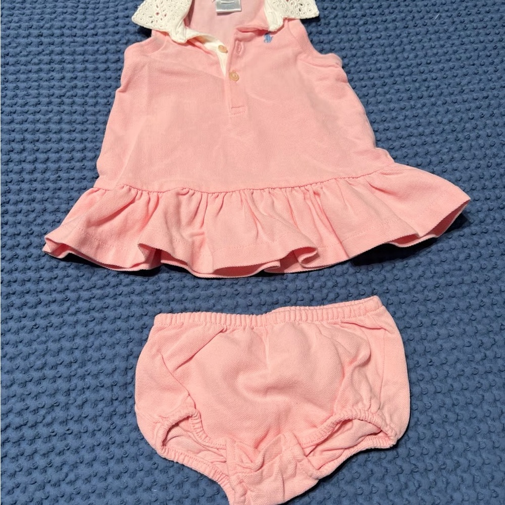 Ralph Lauren Baby Dress, pink
